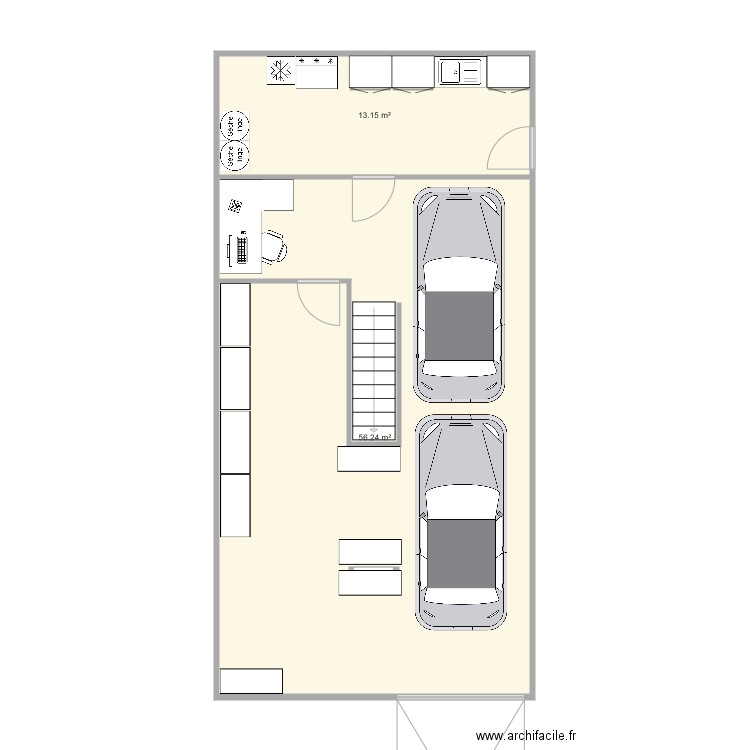 plan amenagement sous sol 140m2. Plan de 0 pièce et 0 m2