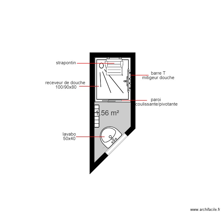 duflot. Plan de 0 pièce et 0 m2