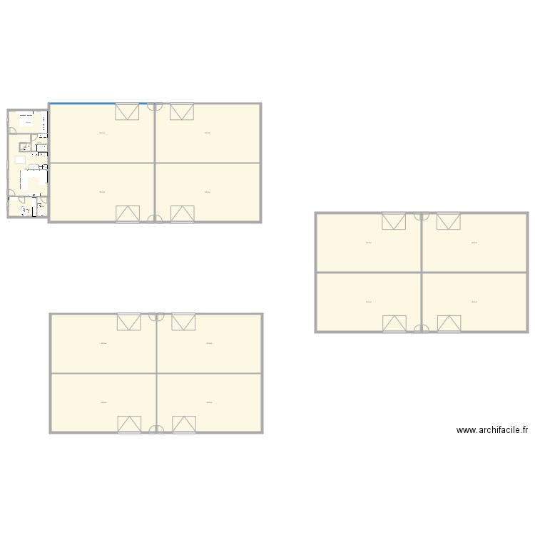 projet entrepôt et RP. Plan de 0 pièce et 0 m2