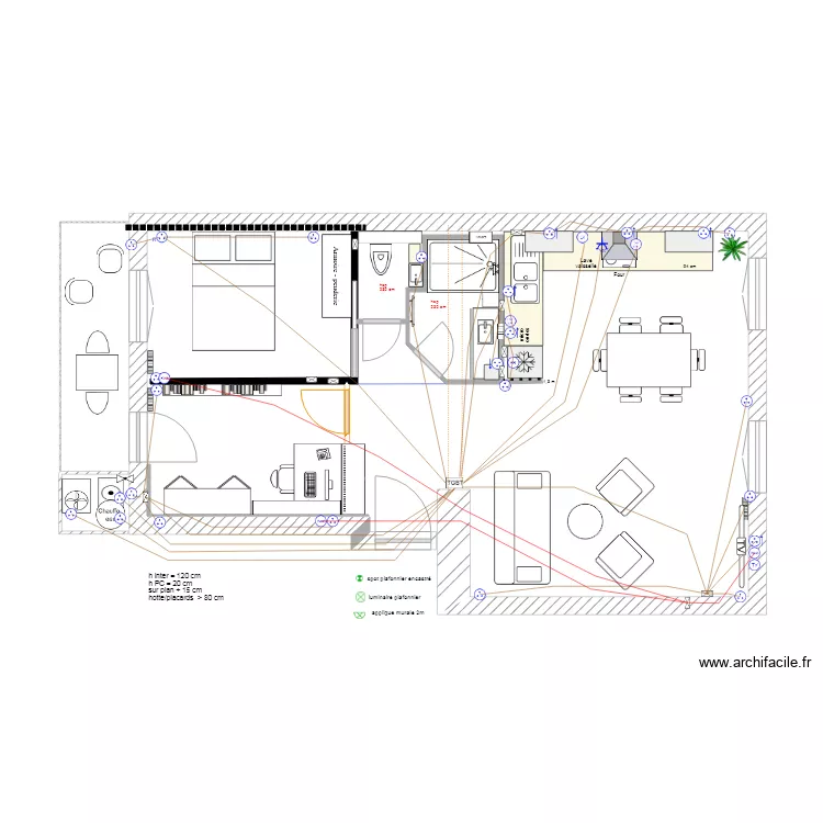 Chloe v13 T3 pr&eacute;pa &eacute;lectricit&eacute;. Plan de 