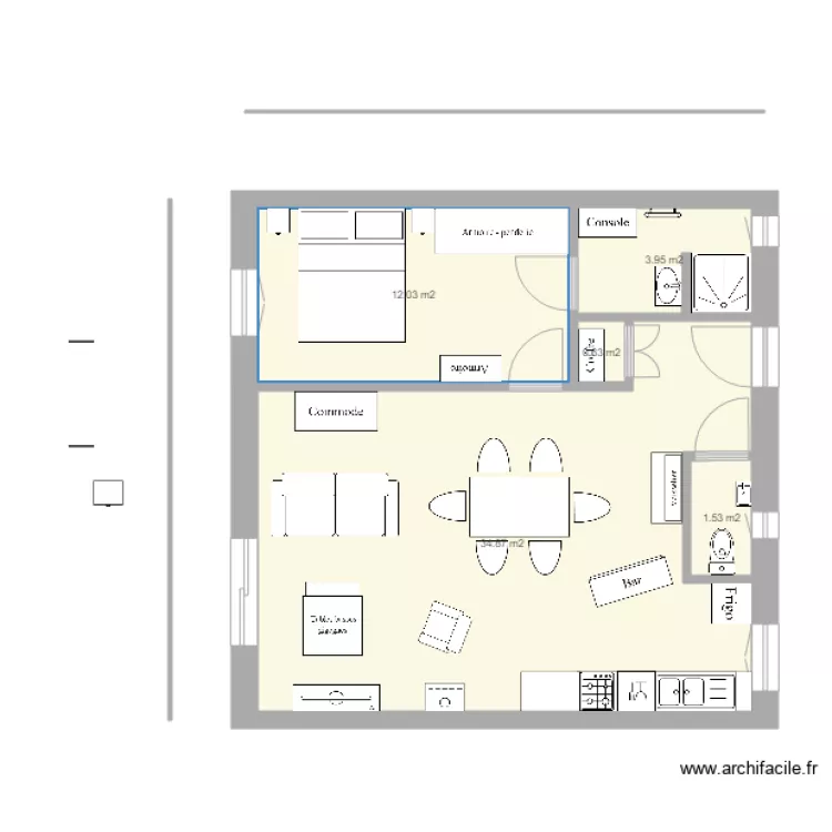 plan appart PG plain pied 8. Plan de 
