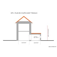 plan de coupe avant travaux 