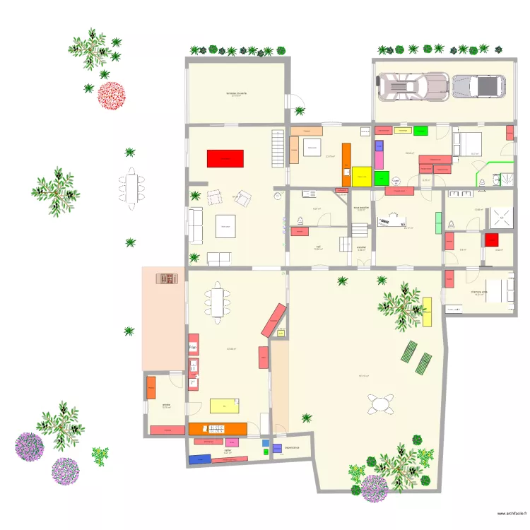 Mas ROUX BAS 2017. Plan de Mas ROUX BAS 2017. Plan de