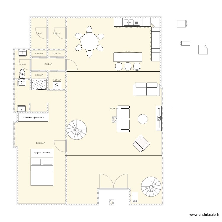 RDC V1 6. Plan de 0 pièce et 0 m2