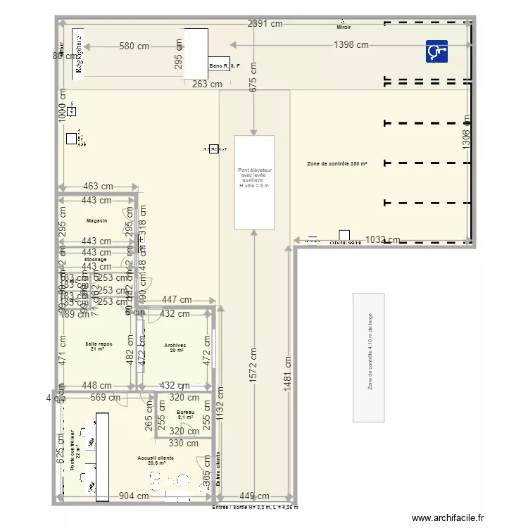 CCT VL Poitier. Plan de 