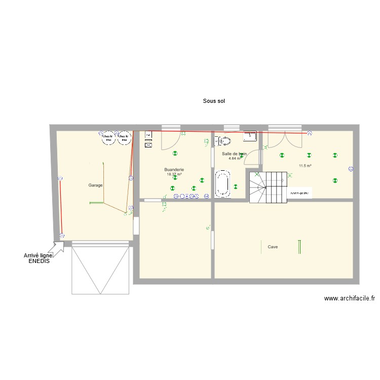 Maison Vault sur mer elec SS. Plan de 0 pièce et 0 m2