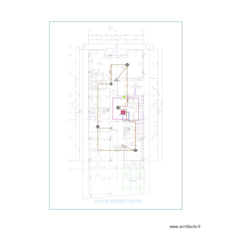 SSI RDC. Plan de 0 pièce et 0 m2