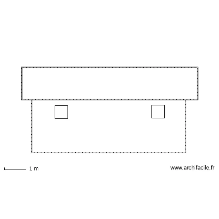 face SUD. Plan de face SUD. Plan de
