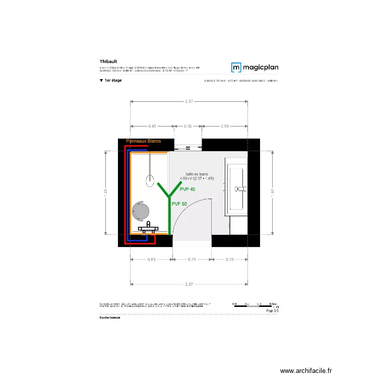 Plan Projet  Thibault. Plan de 