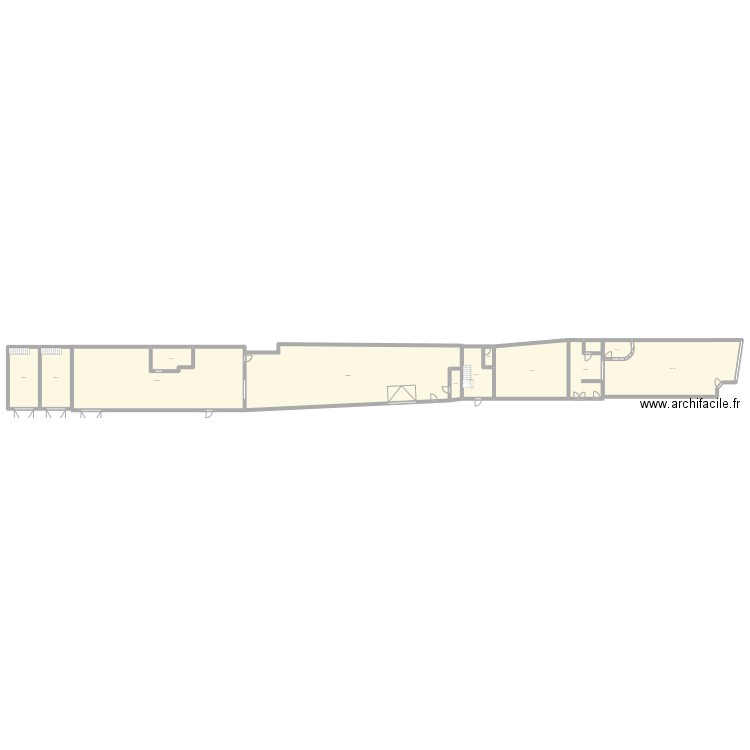 bâtiment Steinfort. Plan de 40 pièces et 1276 m2