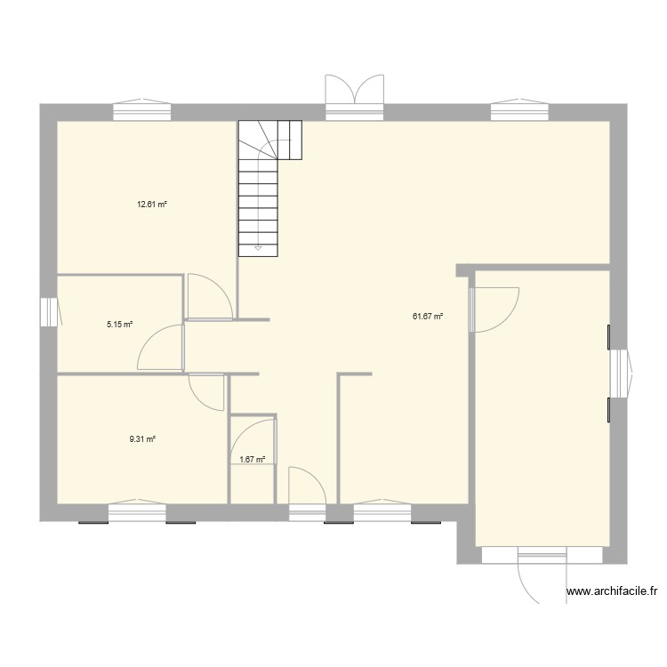 maison. Plan de 0 pièce et 0 m2