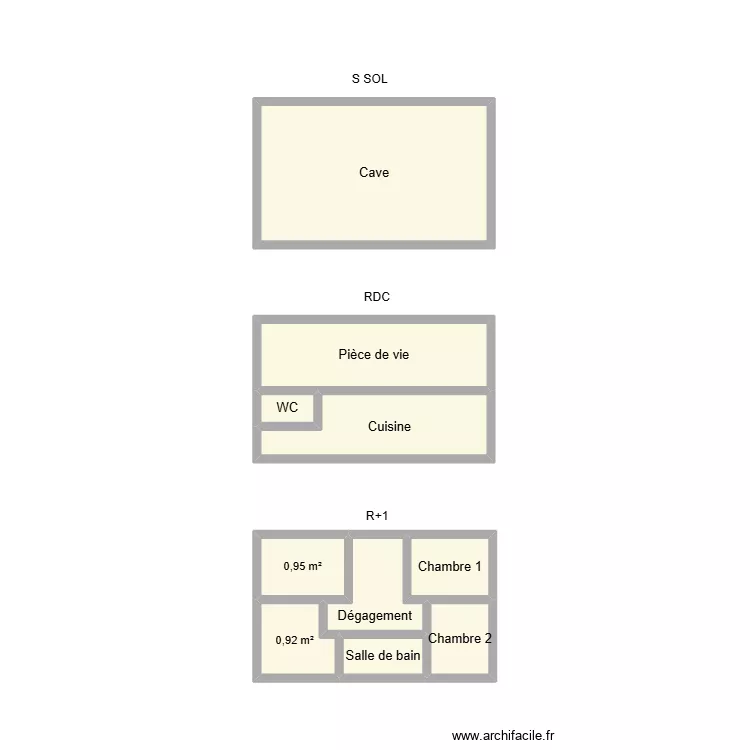 2405 DURAND GILLES. Plan de 