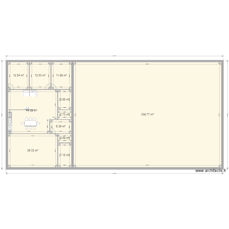 delire. Plan de 0 pièce et 0 m2