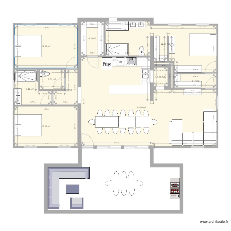 maison betaon container. Plan de 0 pièce et 0 m2
