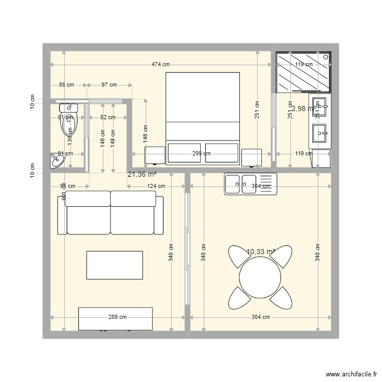 bungalow2. Plan de 0 pièce et 0 m2