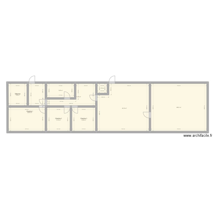 Maison Nico 1. Plan de 9 pièces et 163 m2