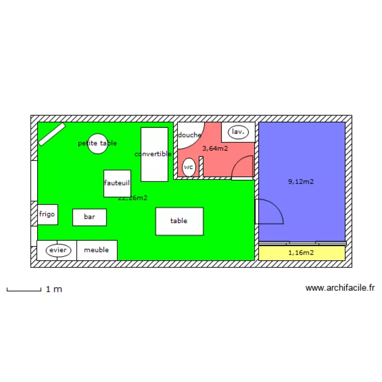 maison du Pin. Plan de 