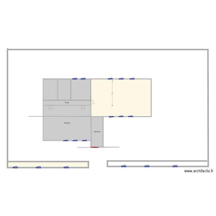 Plan Asile Intérieur. Plan de 0 pièce et 0 m2