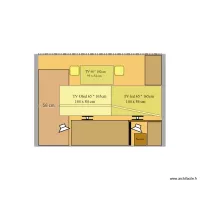 2 &eacute;crans de 65  