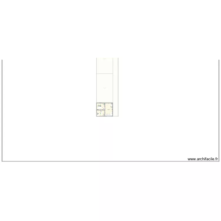 Clos du chene sans mezzanine. Plan de 