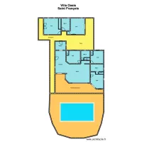 Maison Guadeloupe avec ext&eacute;rieurs