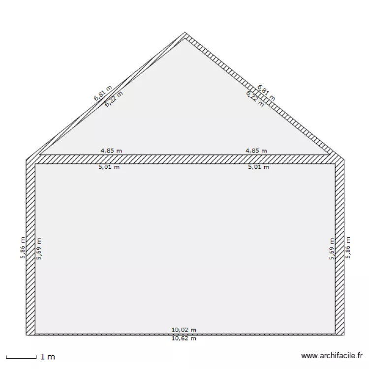 VueExterieurPignonAvantAprès. Plan de VueExterieurPignonAvantAprès. Plan de