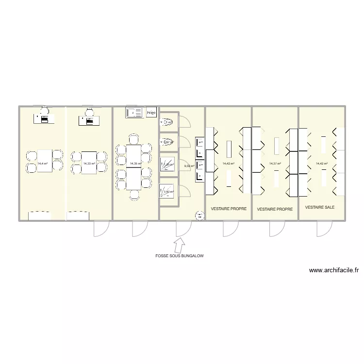 BC BAUDIN CHATEAUNEUF. Plan de 