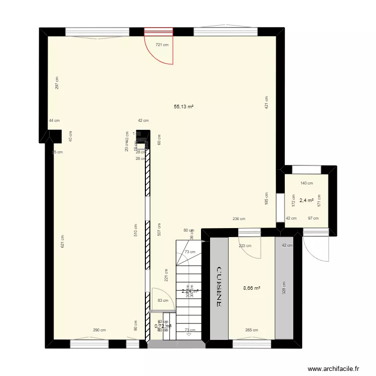 RDC MUR PORTEUR. Plan de 