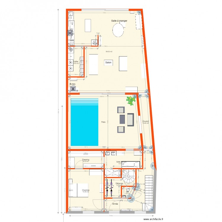 surrélévation 32 RdC. Plan de 0 pièce et 0 m2