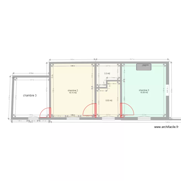 1er &eacute;tage VALREAS 0416. Plan de 