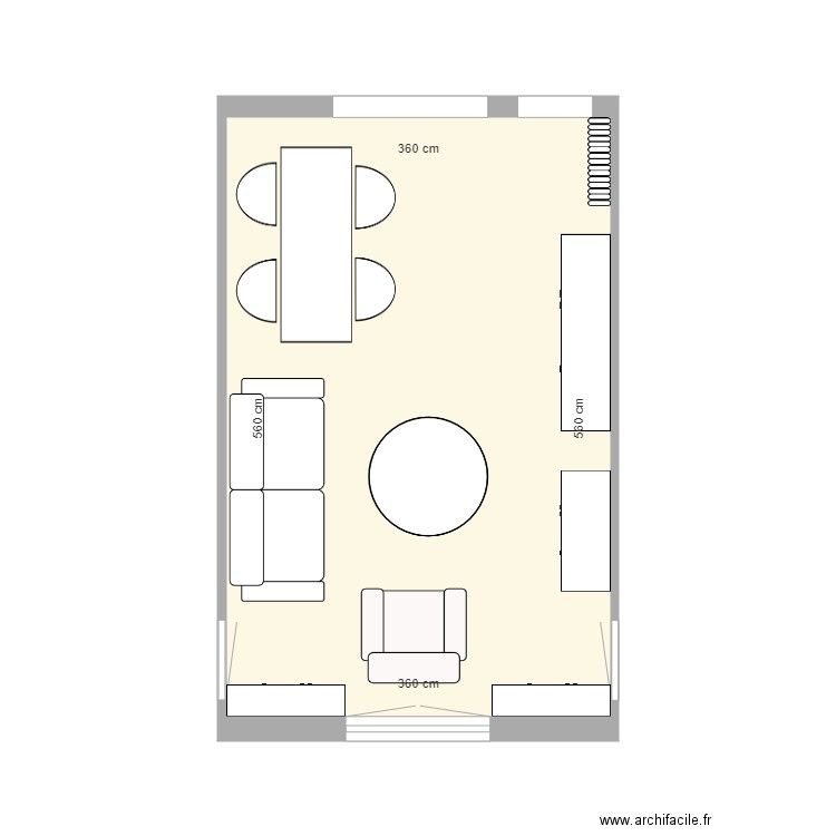 salon ermitage 2. Plan de 0 pièce et 0 m2