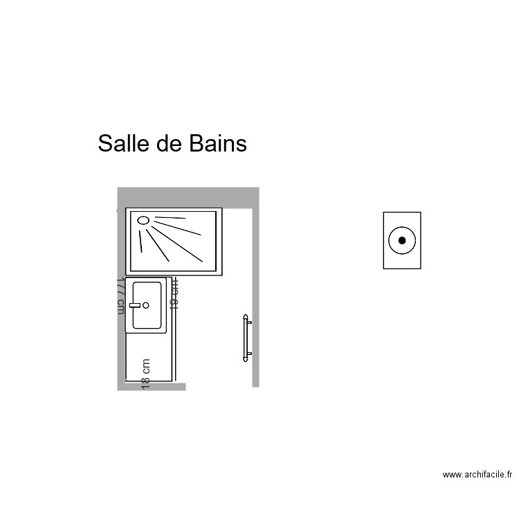 SdB 05. Plan de 0 pièce et 0 m2