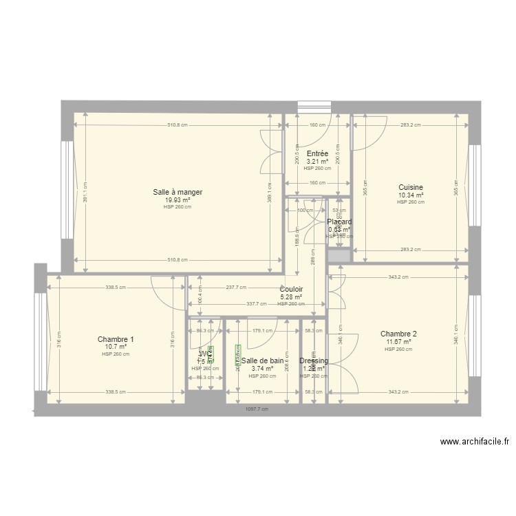 FONCIA 26 PLACES. Plan de 0 pièce et 0 m2