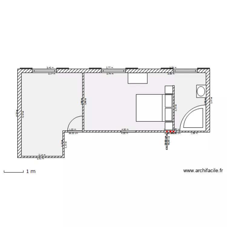 Modif etage maison de nous 2 (projet). Plan de Modif etage maison de nous 2 (projet). Plan de