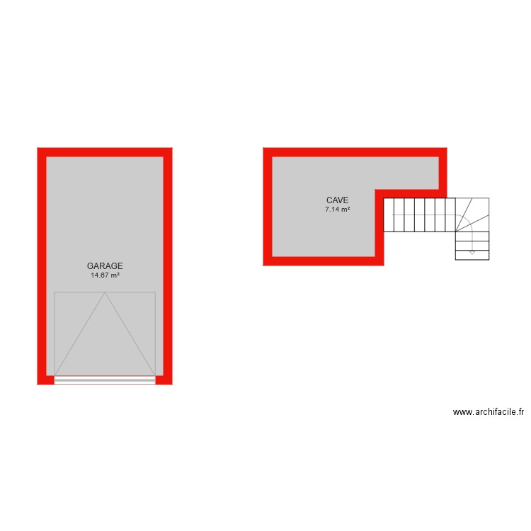 GARAGE CAVE BI6179 OUAFAE . Plan de 0 pièce et 0 m2