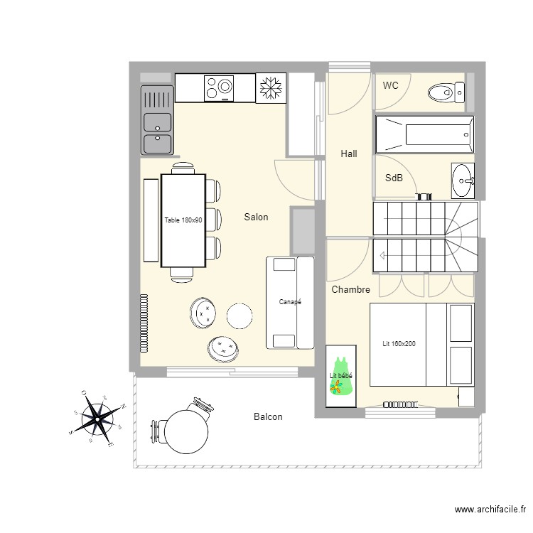 RDC2. Plan de 0 pièce et 0 m2