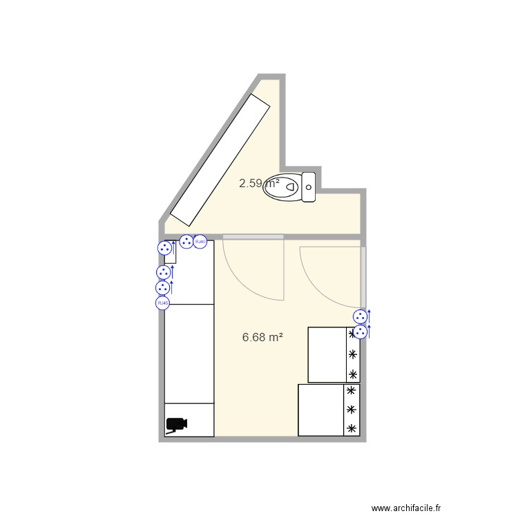 ARRIERE LOCOAL MENDON. Plan de 0 pièce et 0 m2