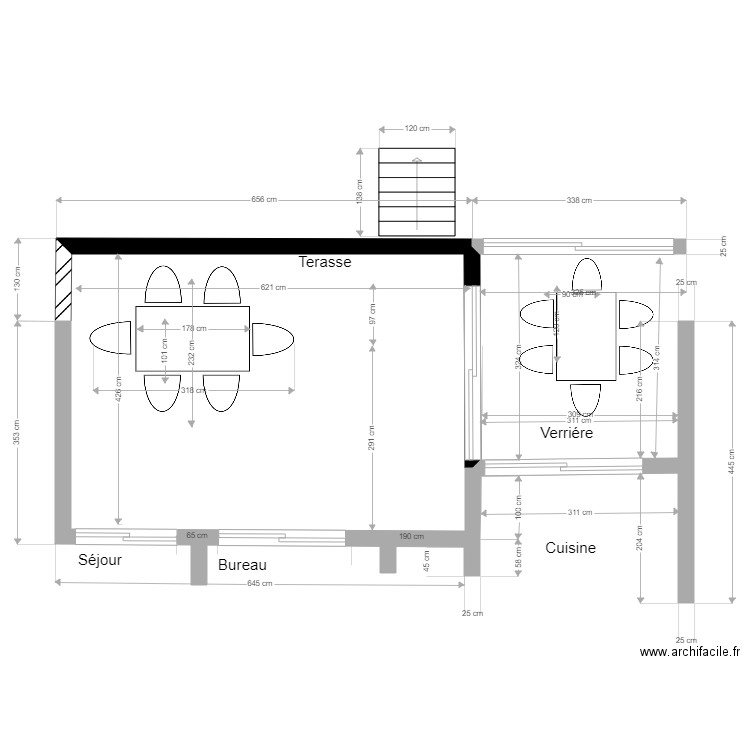 Terrase Projet 10. Plan de 0 pièce et 0 m2