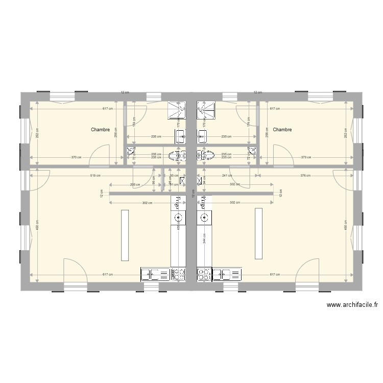 Cricque Jacques F2. Plan de 0 pièce et 0 m2