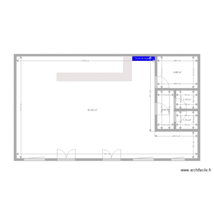 56185 Local actual. Plan de 0 pièce et 0 m2