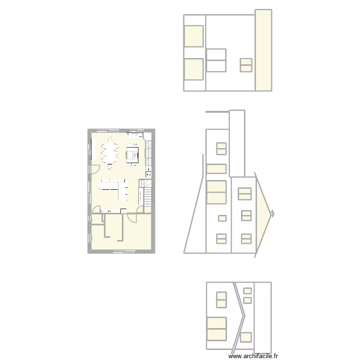 Maison new. Plan de 