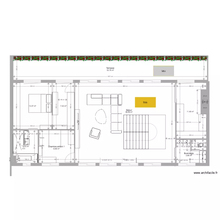 Hautes Bi&egrave;vres. Plan de 