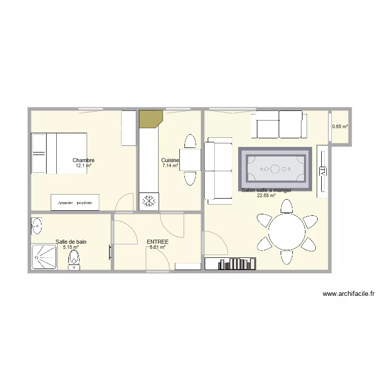 appartement. Plan de 