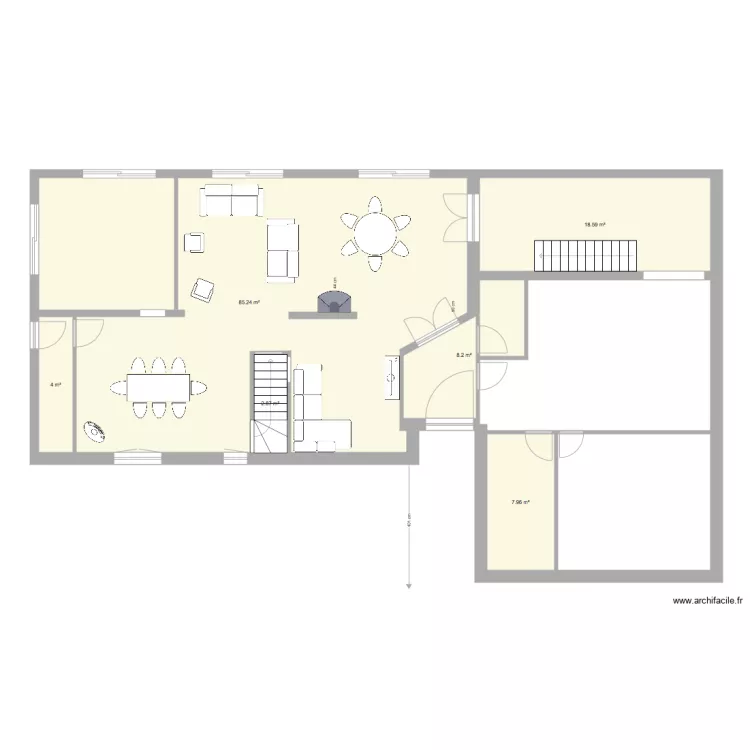 rez aulnes projet 010. Plan de 