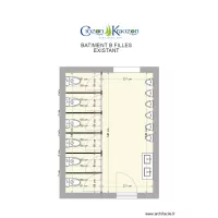 plan b&acirc;timent B existant filles