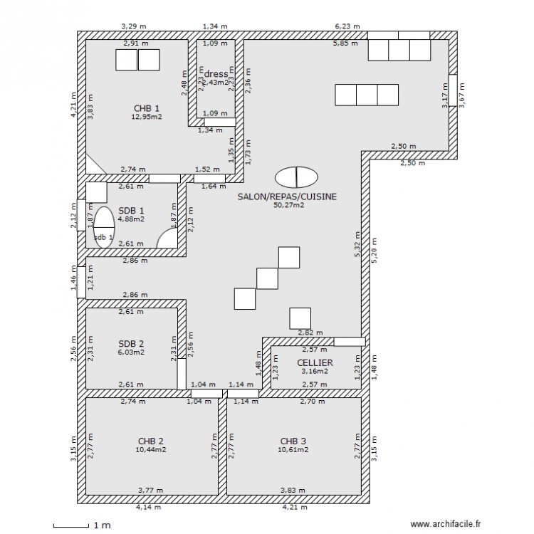 maison 4. Plan de 0 pièce et 0 m2