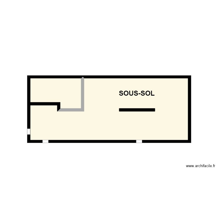 LEMONNIER SOUS SOL. Plan de 0 pièce et 0 m2