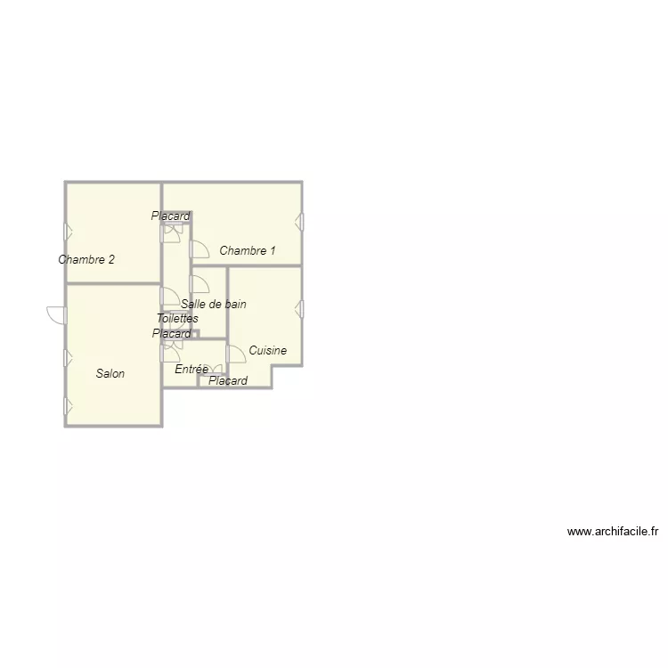 Croquis DUPORGE. Plan de 