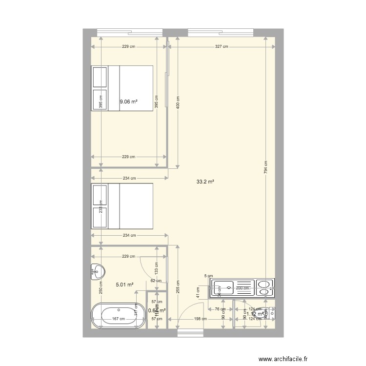 plan grande mare bis. Plan de 0 pièce et 0 m2