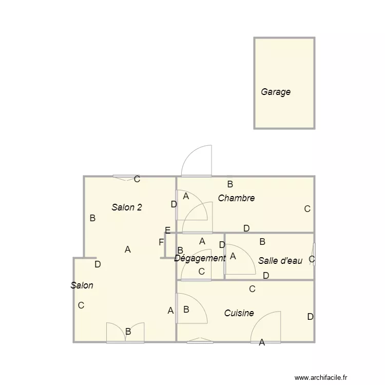 Croquis SOUQUET2. Plan de 